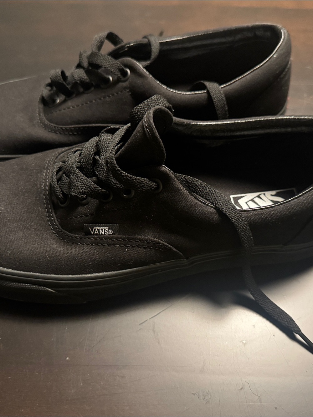 Vans Men’s Authentic Canvas Lace-Up Sneakers - Black NWOT